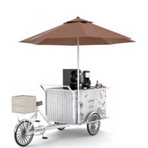 TopStyle Cart with Umbrella Bike Display
